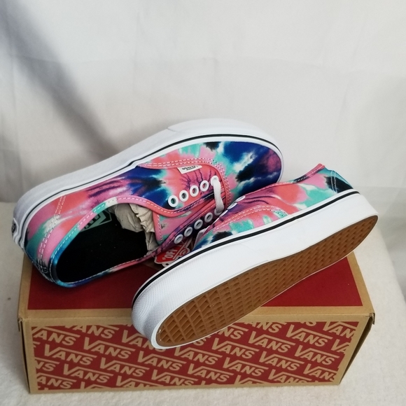 Van's off the Wall Tie Dye Multi True Sneaker Sz8 - Picture 5 of 8